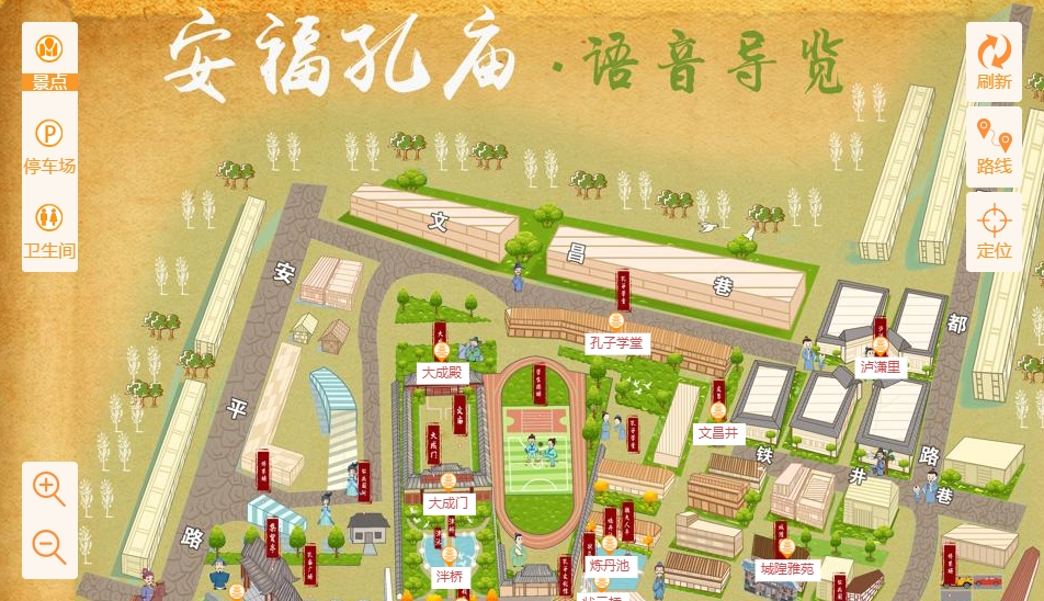 郴州手绘地图：智慧景区智能化服务的延伸